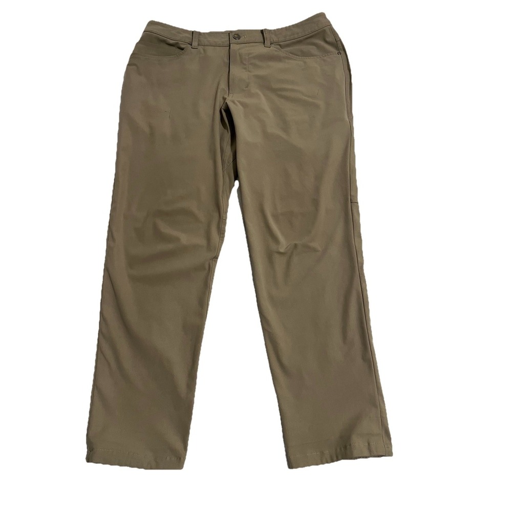 Lululemon ABC Pants Men's 32x27 Classic Warpstreme Beige Performance